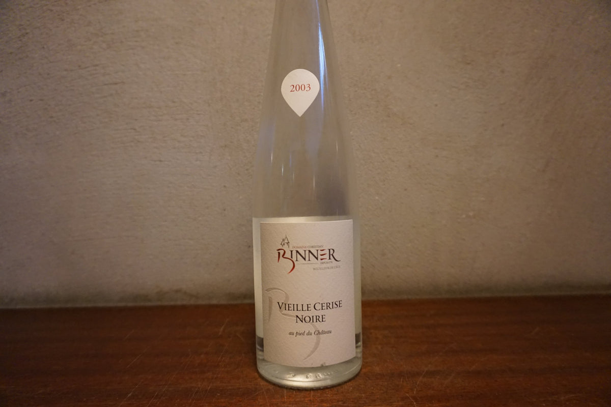 Christian Binner, Eau de Vie Vieille Cerise Noire au pied du Chateau 2003